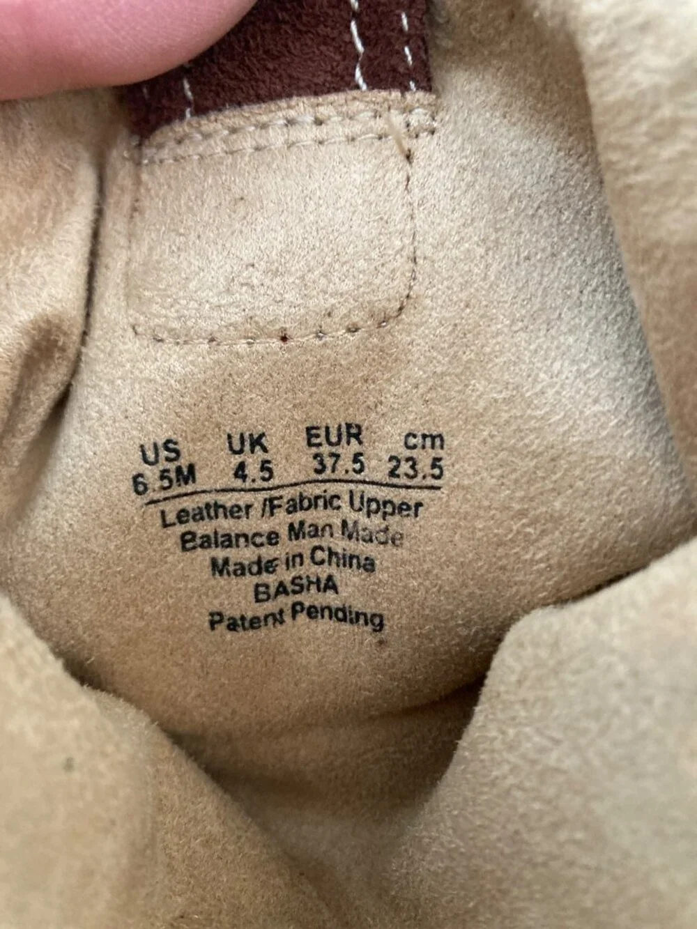 Naturalizer Brown Suede Ankle Boots With Southwest-Inspired Knit Design Size 6.5 - Picture 5 of 7